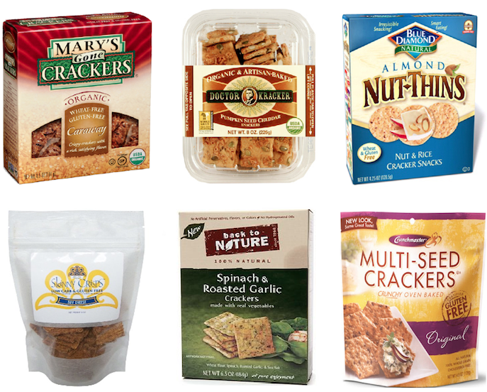 healthy crackers: crunchmaster, mary's gone crackers, doctor kracker, back to nature